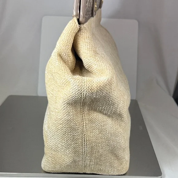 Love Moschino Brown and Cream Wool Snake Doctor Kelly Tote Satchel Bag - Picture 8 of 16